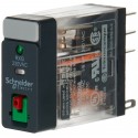 Zelio RXG22P7 Plug-in interface relay Zelio RXG 2 C/O standard-230VAC-5A w/pulse test lock and LED