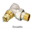 Danfoss RA-N 013G1013 1/2" válvula termostática quadrada para instalações de tubo duplo 