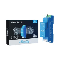 Shelly Qubino Wave PRO 1 - Módulo para calha DIN 1 relé de contacto seco Z-Wave 800