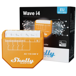 Shelly Qubino Wave i4 - micromodulo de control de 4 entradas digitales