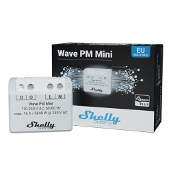 Shelly Qubino Wave PM Mini - Medidor de consumo Z-Wave hasta 16A