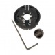 Adaptador para Danalock V3 a cerradura doble embrague perfil europeo