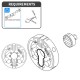 Adaptador para Danalock V3 a cerradura doble embrague perfil europeo