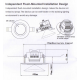 MCO Home OS11 (ceiling mount) -  Z-Wave radar based occupancy sensor