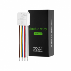 Zooz Double Relay - Relé doble Z-Wave micromódulo 
