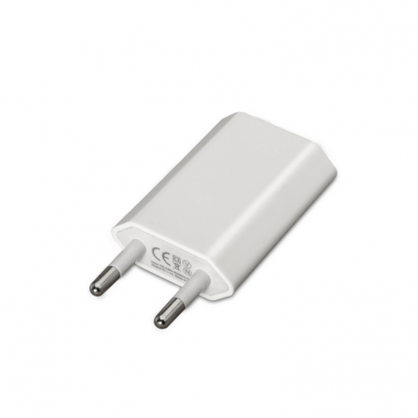 MINI CARGADOR USB 5V/1A BLANCO