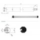 MOTOR 10Nm/25Kg 35mm Cableado