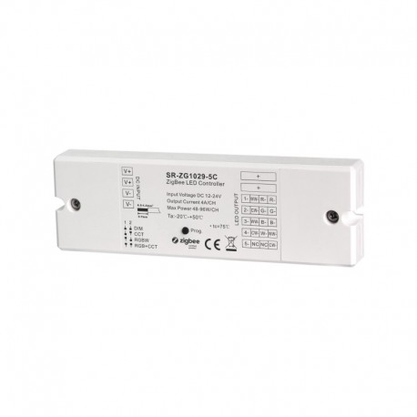 SUNRICHER - Controlador LED RGBW 4 en 1 Zigbee 3.0