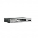 STONET ST3118GS-D Switch 16 puertos 10/100/1000 Mbps +2 Slot SFP Giga 13", DIP VLAN, incluye soportes para Rack