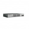 STONET ST3118GS-D Switch 16 puertos 10/100/1000 Mbps +2 Slot SFP Giga 13", DIP VLAN, incluye soportes para Rack