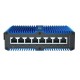 Stonet NIS3008 PRO Switch Industrial 8 puertos Gigabit carril-Din, rango extendido de temperature, IP40 y EMC4