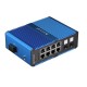 Stonet NIS3010GP-WMC - Switch Industrial PoE Gigabit Gestionado 8 Puertos + Doble SFP
