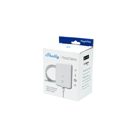 Shelly Flood Gen4 - Sensor de Inundación Zigbee para Smart Home