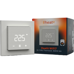 Heatit WiFi7 White RAL 9003 - Termostato wifi
