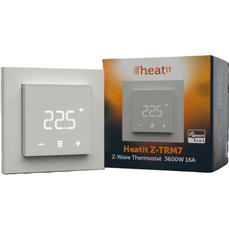 Heatit Z-TRM7 - Termostato Z-Wave Frío / Calor