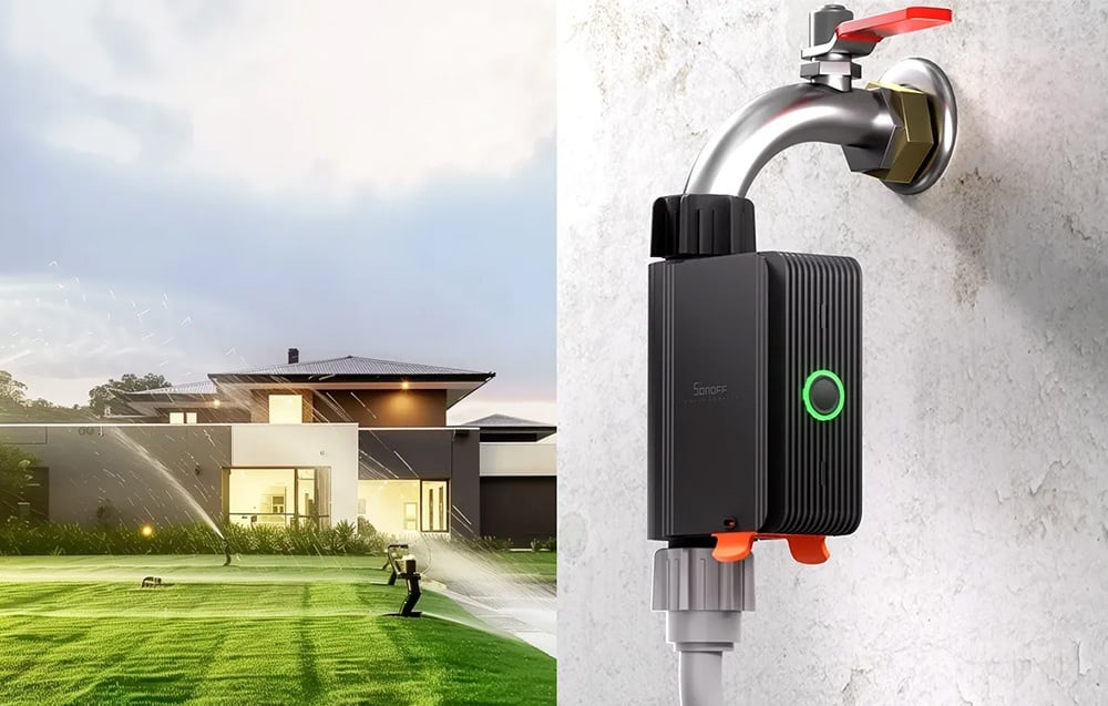 Smart ZigBee water valve/meter SONOFF SWV-BSP
